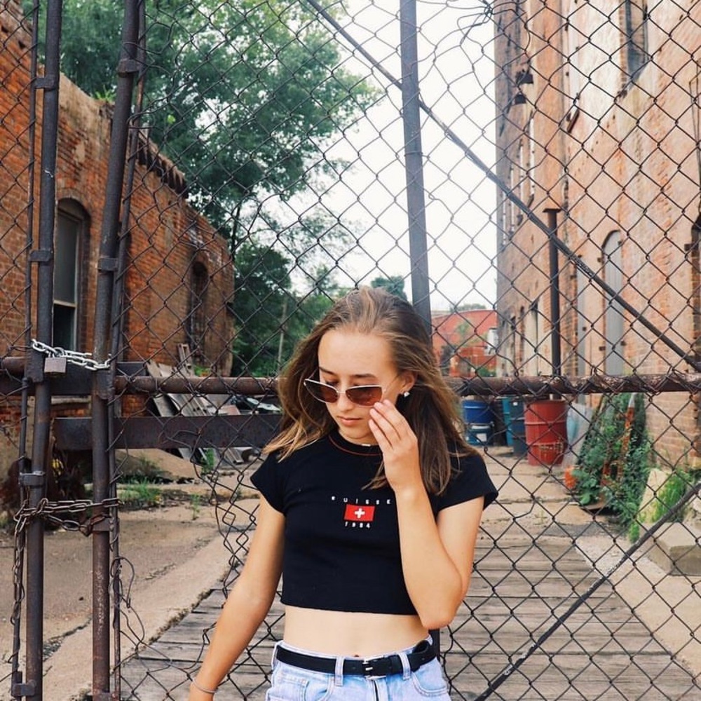 Brandy Melville Swiss Baby Tee